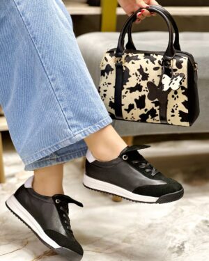 Tenis Kida Negro Blanco