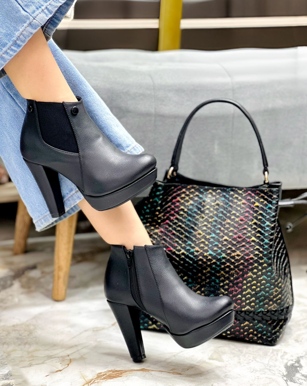 Botín Danya Negro - Imagen 2