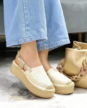 Plataforma Alana Talco x Taupe