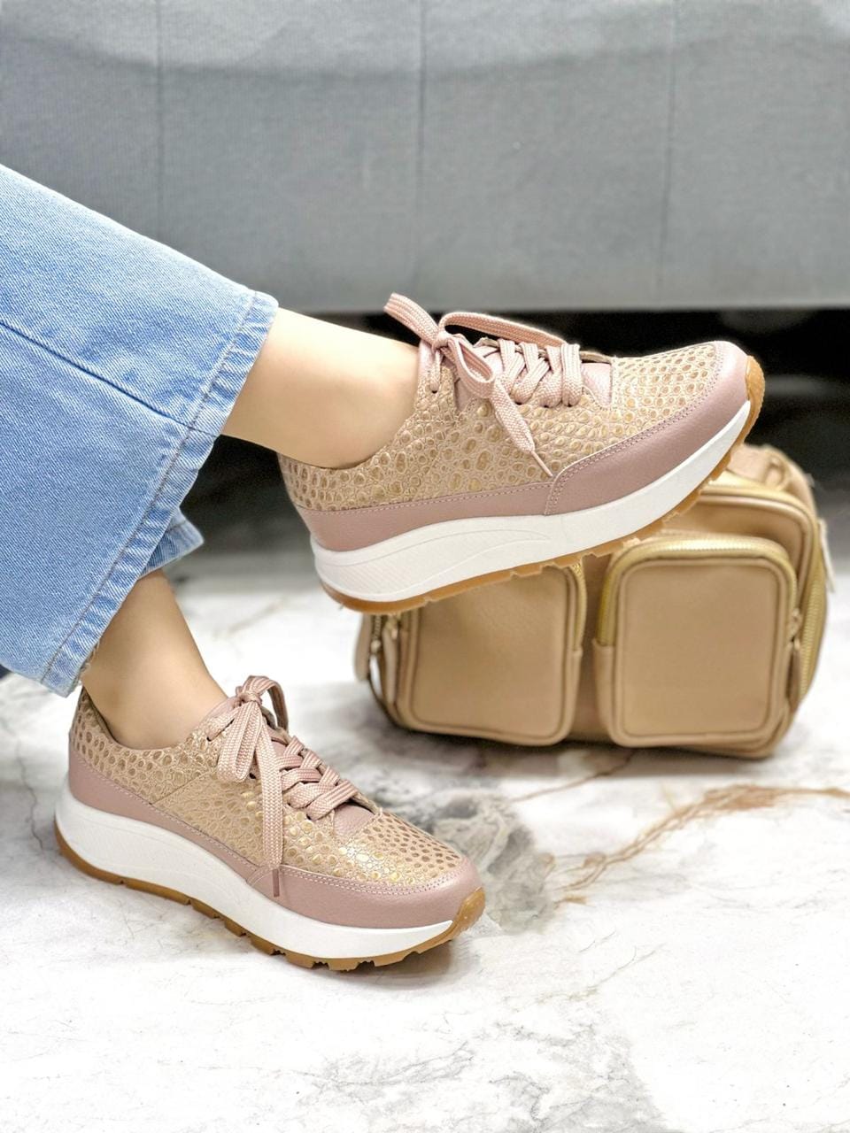 Tenis Lara Taupe - Imagen 2