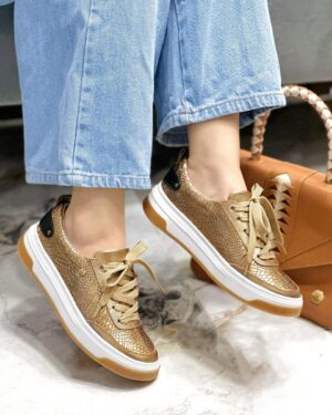 Tenis Soline Bronce x Negro