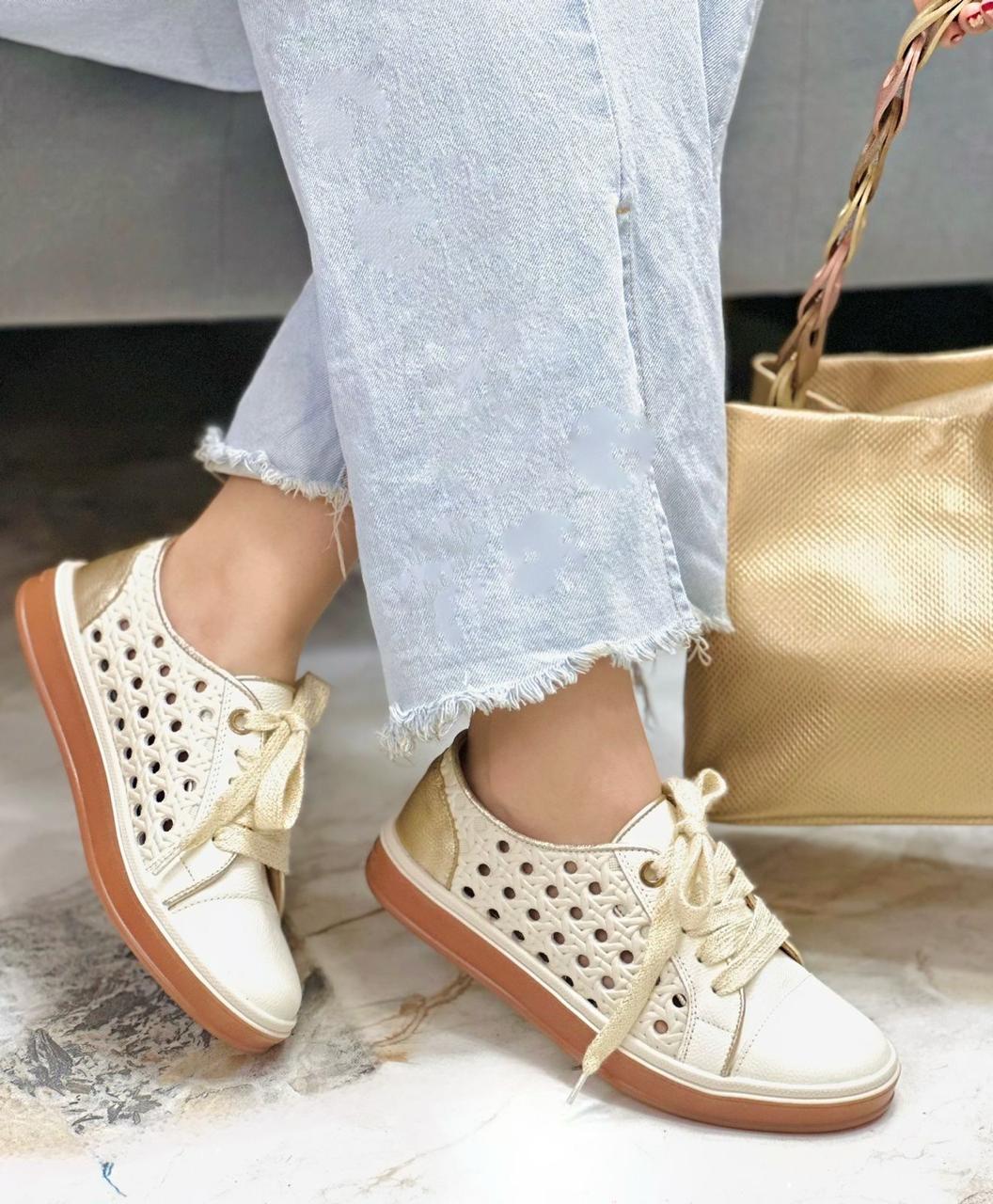 Tenis Hinata Talco x Dorado - Imagen 2