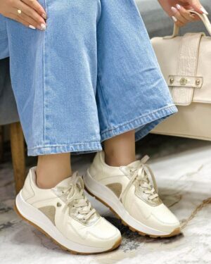 Tenis Mariela Talco x Dorado