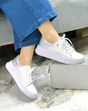 Tenis Avatar Blanco x Plata