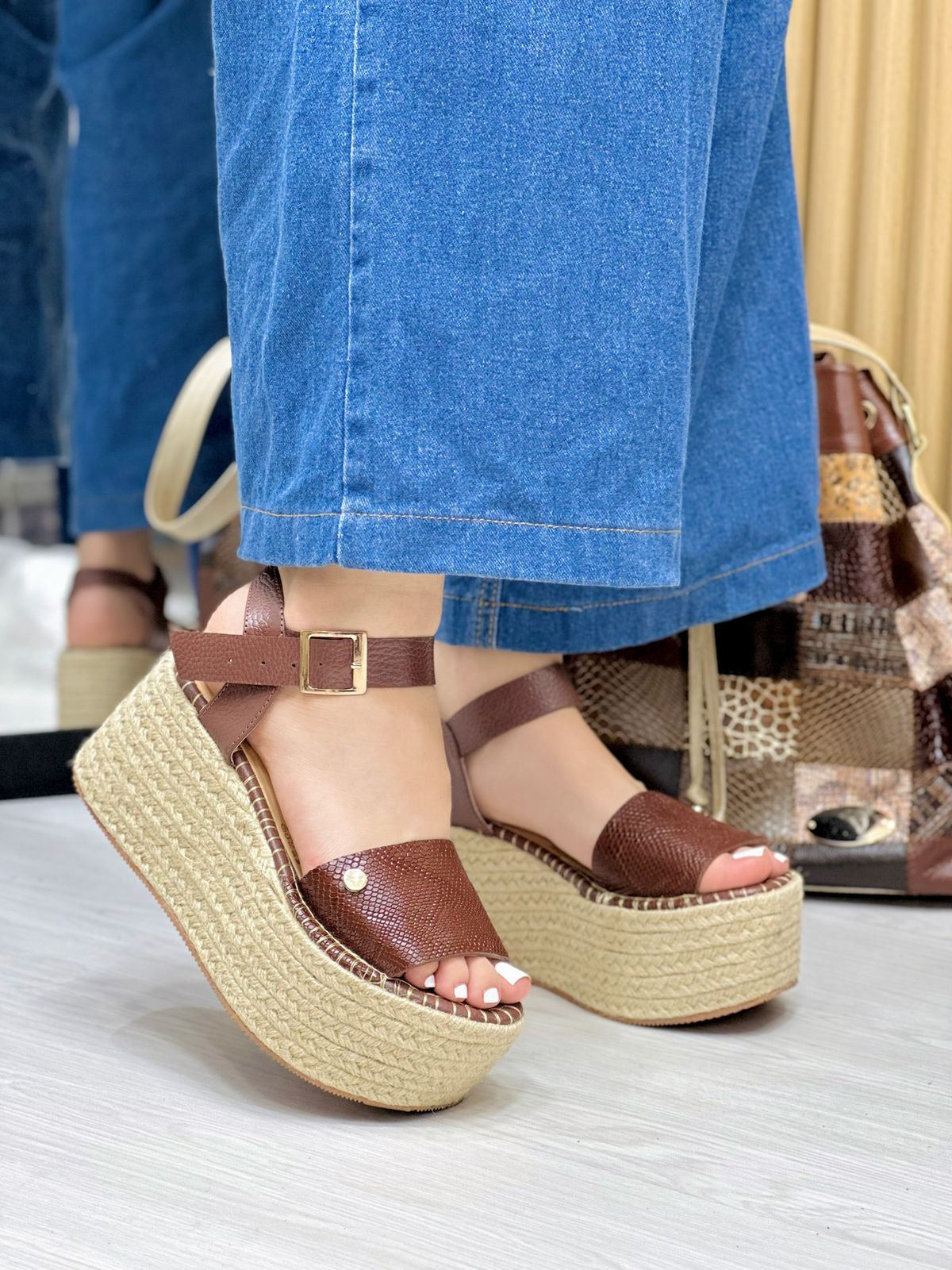 Plataforma Nicky Chocolate Amalfi