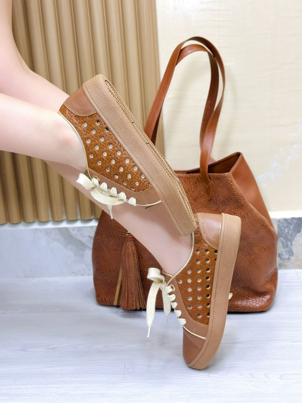 Tenis Hinata Miel - Imagen 2