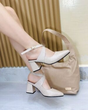 Tacón Xara Beige