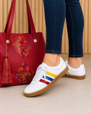 Tenis Strada Blanco x Tricolor