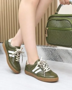 Tenis Nitro Verde x Blanco