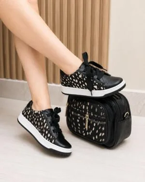 Tenis Banby Negro Print