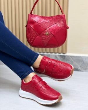 Tenis Evelina Rojo
