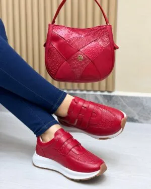 Tenis Evelina Rojo