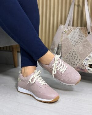 Tenis Duna Taupe-Oro