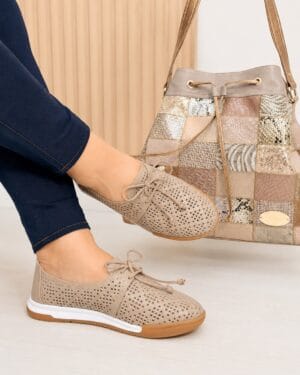 Tenis Lorenza Taupe
